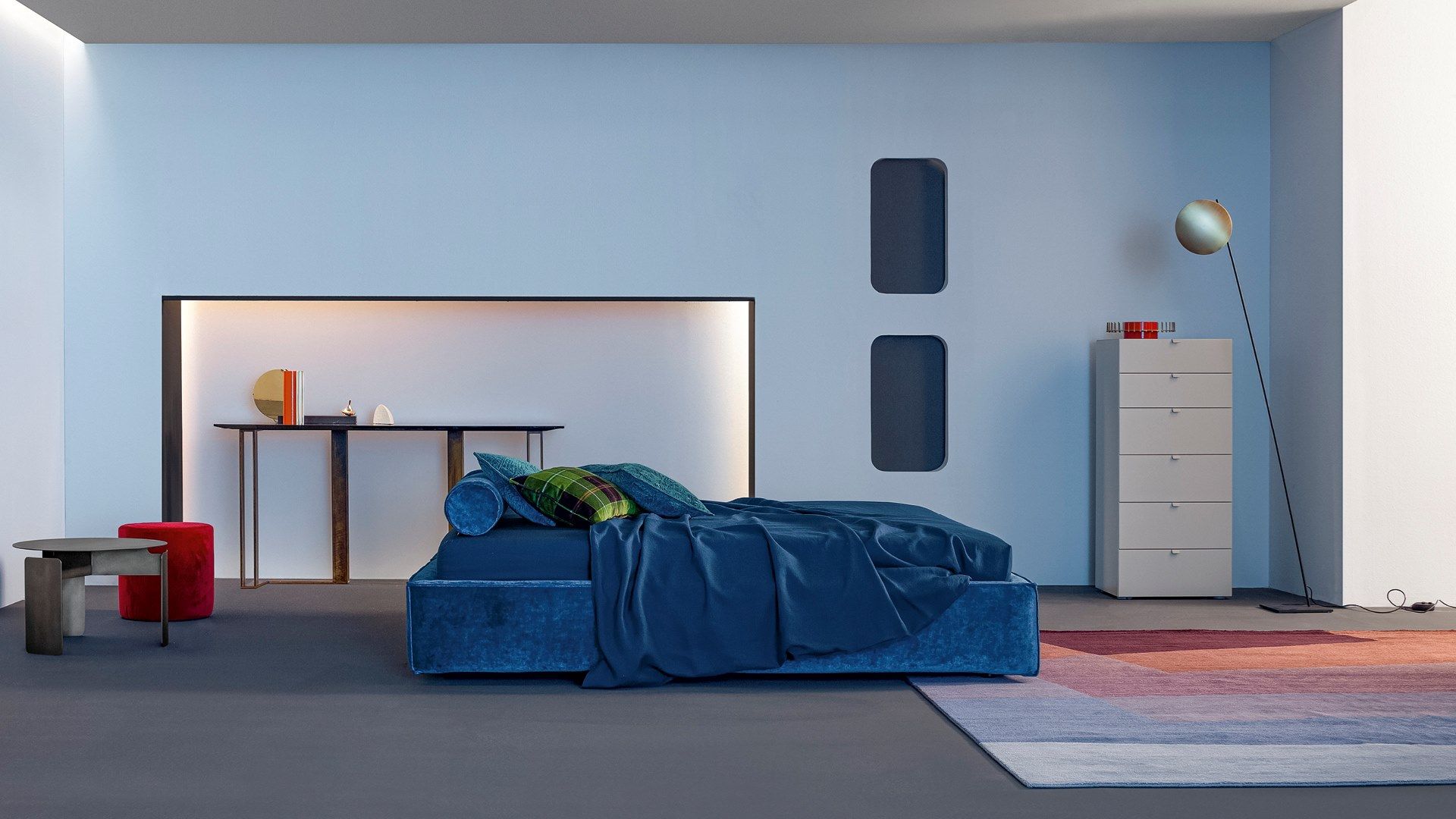 Двуспальная кровать с мягким изголовьем Twils ARCH-00074112 - Вид №8