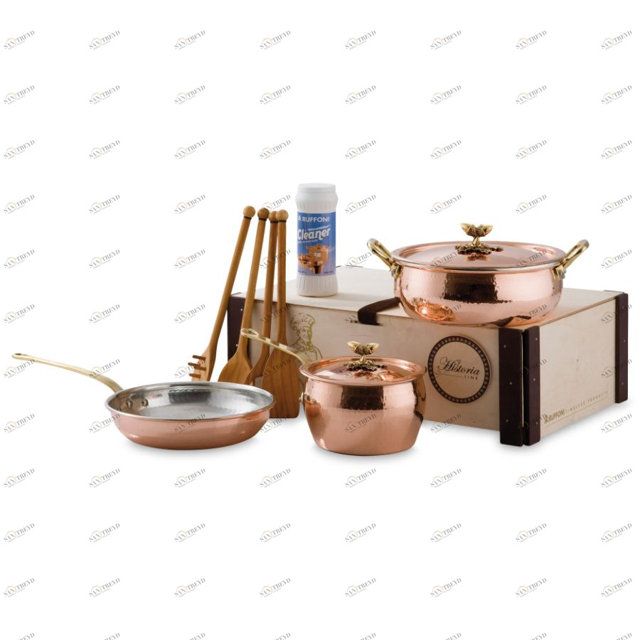 Набор медной посуды Historia decor, 4 предмета Ruffoni 3305BRUFFONI
