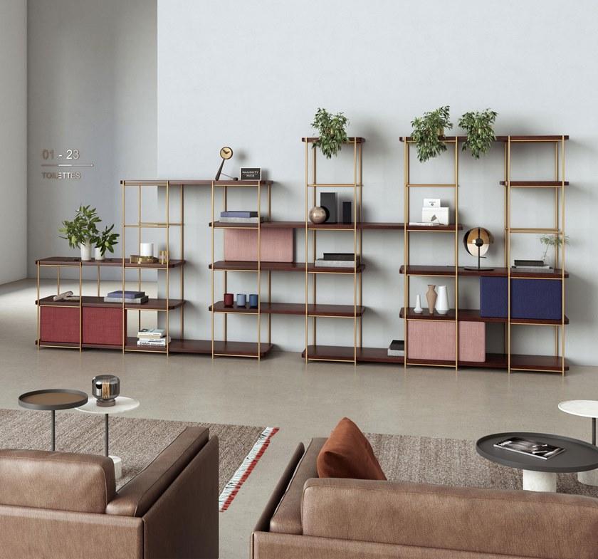 Momocca Книжный шкаф-разделитель двусторонний Julia Je11 - Вид №5