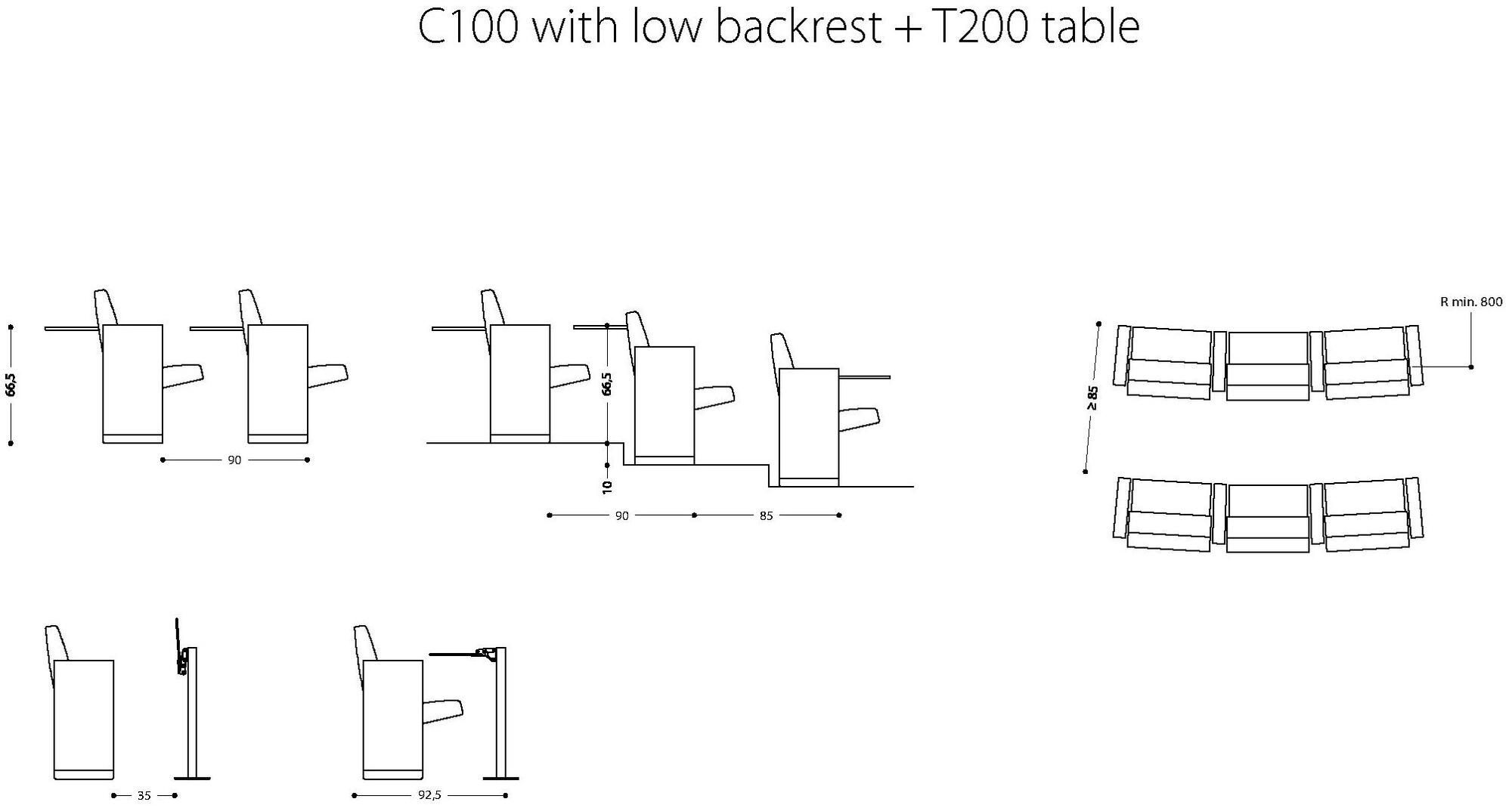 LAMM Сиденье для аудитории с клапаном sun-id-1352517 - Вид №29