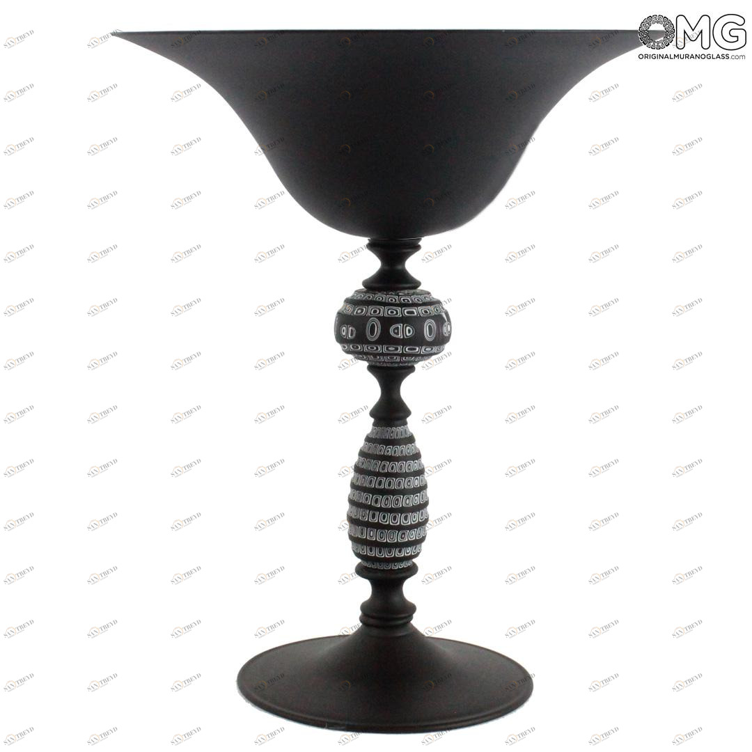 752 ORIGINALMURANOGLASS Муранский Кубок - бокал Afro Cup Tipetto - муранское стекло OMG  см 
