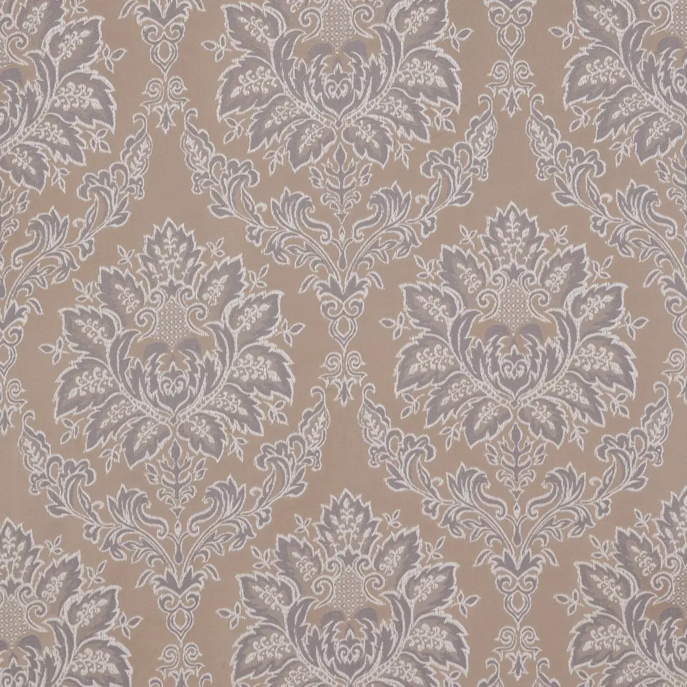 Ткань 1 м/п Silvia жаккард 325 см цвет бежевый AMETIST STLM-2085906 - Вид №1