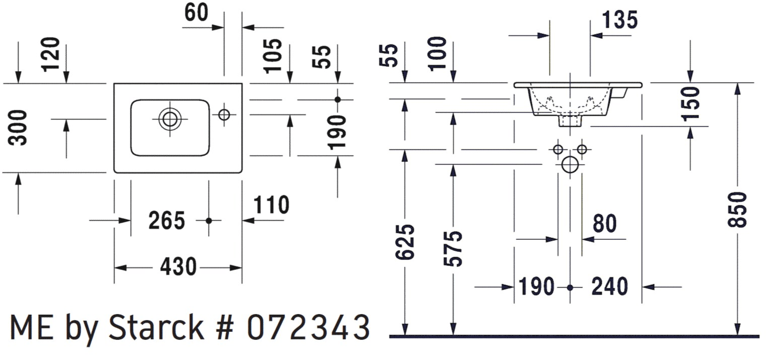 Duravit Тумба под умывальник с дверцами L-cube Lc6272 - Вид №2