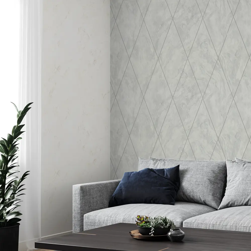 Обои флизелиновые Palitra Life Novopolis серые 1.06 м 89411605 STLM-1574070 - Вид №6