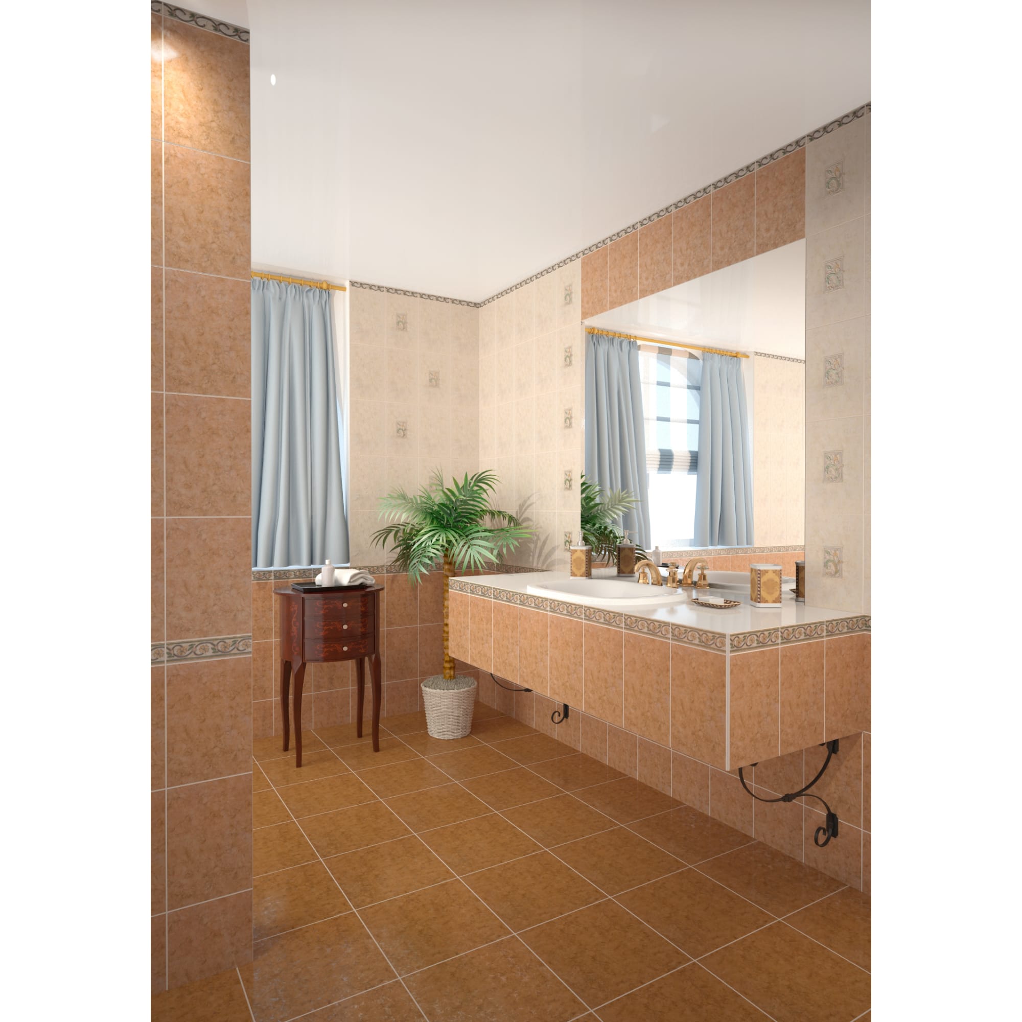 12517744 Бордюр «» 20x3.3 см Алтай Santreyd  - Вид №2