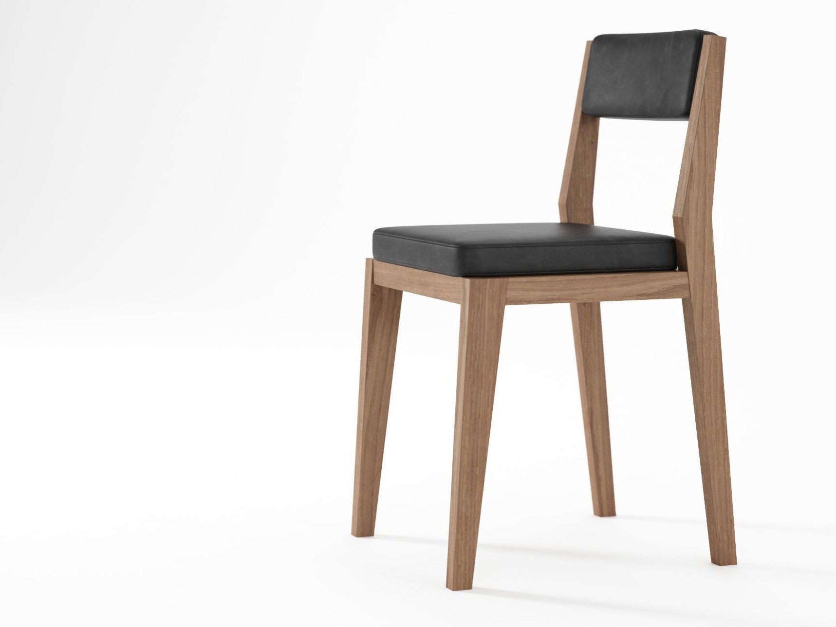 Мягкий стул для ресторана из массива дерева KARPENTER Nouveau Bistro ARCH-00008818 - Вид №2