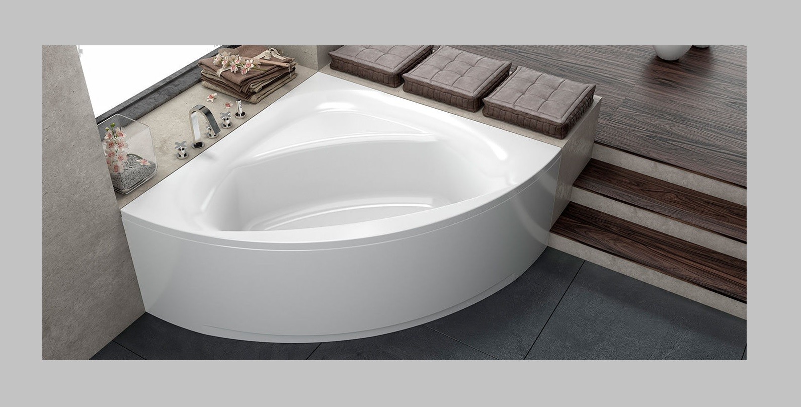 Акриловая ванна Kolpa-San Orfeo 00874 BASIS Словения - Вид №1