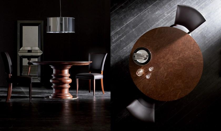 OPERA CONTEMPORARY Круглый обеденный стол из дерева sun-id-1384893 - Вид №2