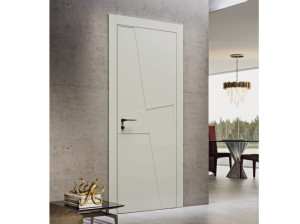 Лакированная распашная дверь