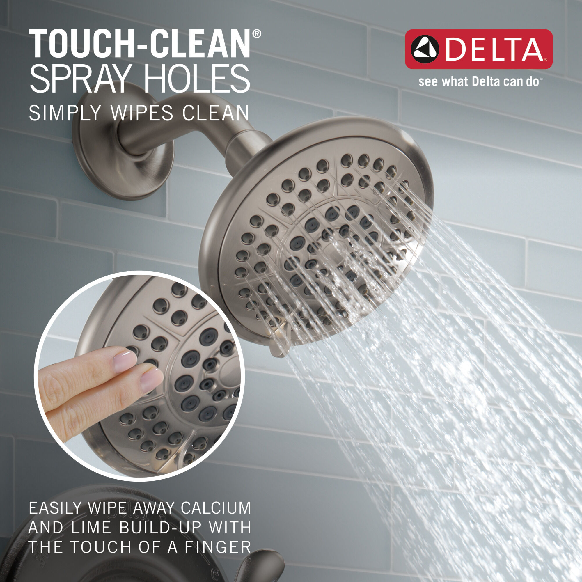 T17238-SS Облицовка для душа Monitor® серии 17 Delta Faucet Lahara Нержавеющая сталь  - Вид №7