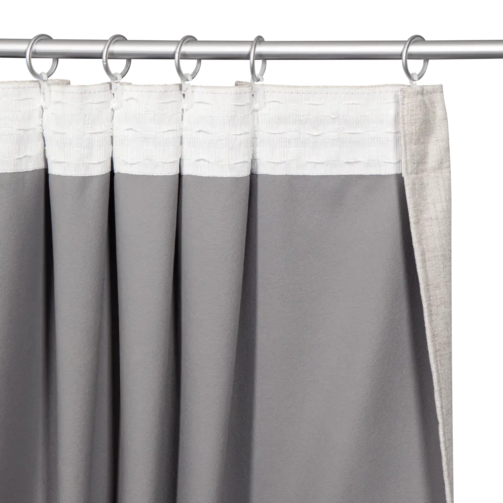 Штора Столица текстиля Monaco с эффектом блэкаут на ленте 200×300 см бежевая 88039132 STLM-1063750 - Вид №4