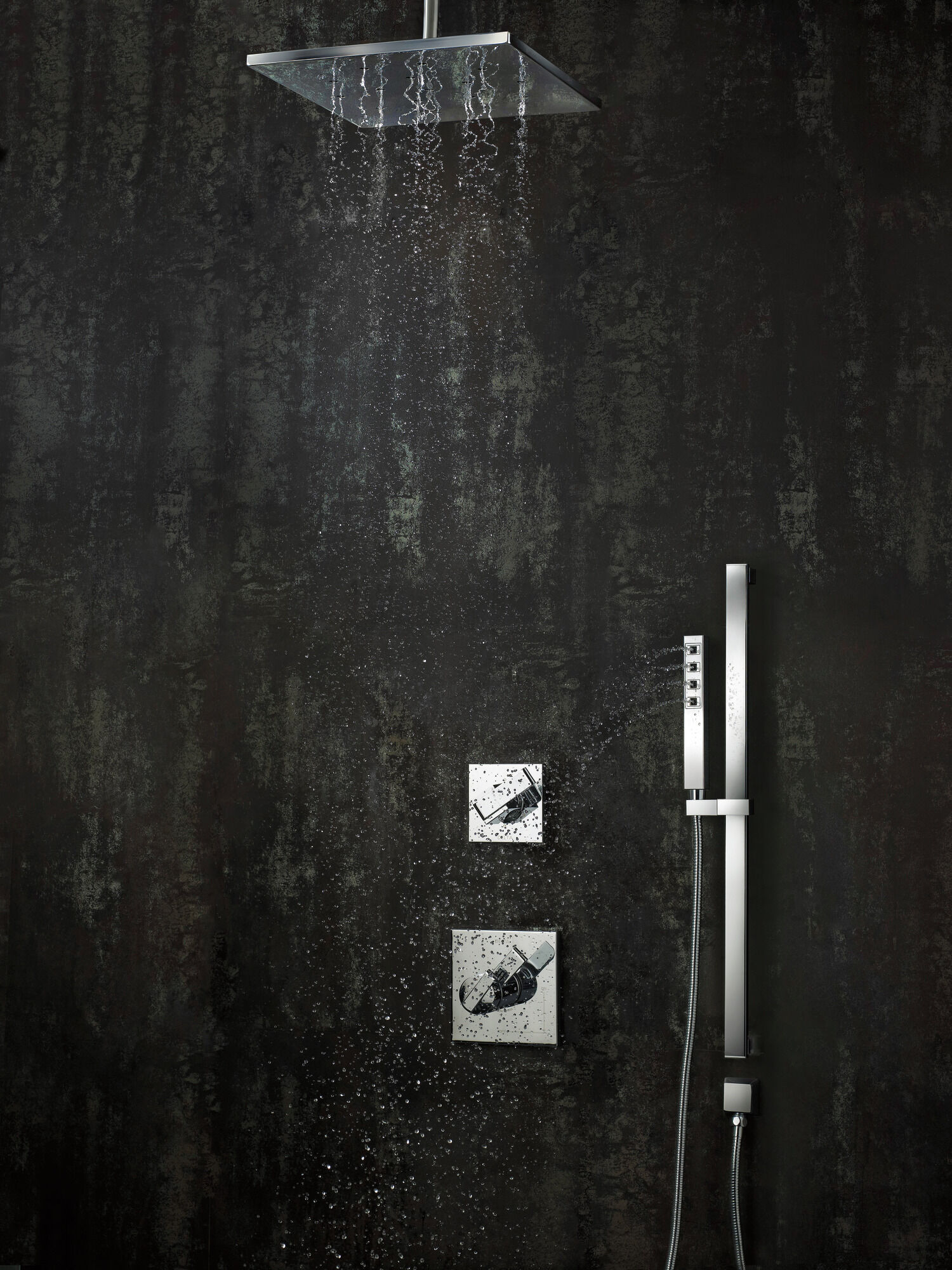 51567 H2Okinetic® Ручной душ с раздвижной штангой с одинарной настройкой Delta Faucet Universal Showering Хром  - Вид №23
