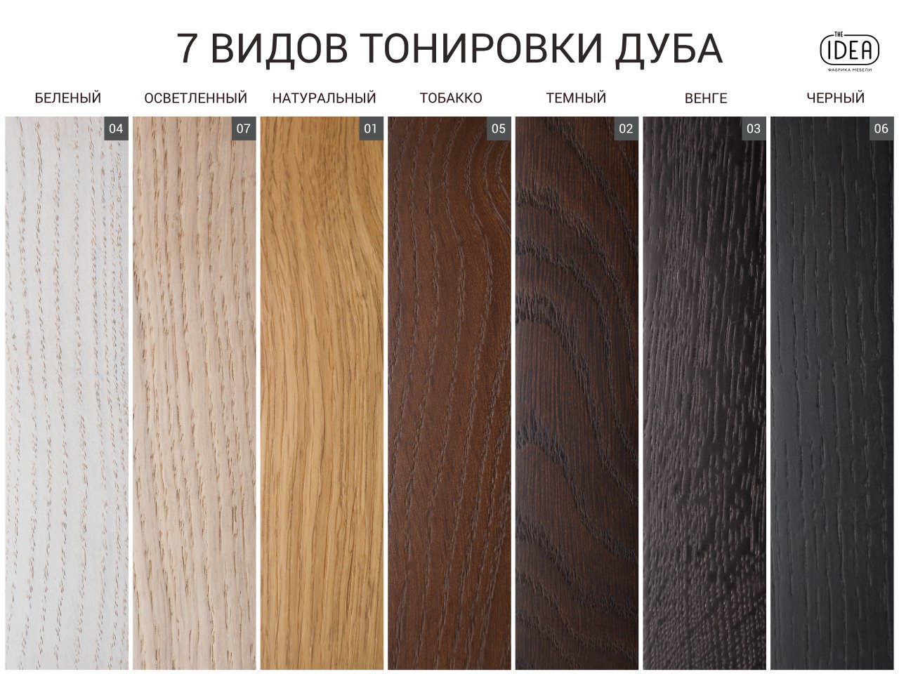 Обеденный стол прямоугольный темный дуб 160 см Iggy THE IDEA  210045 Коричневый  - Вид №4