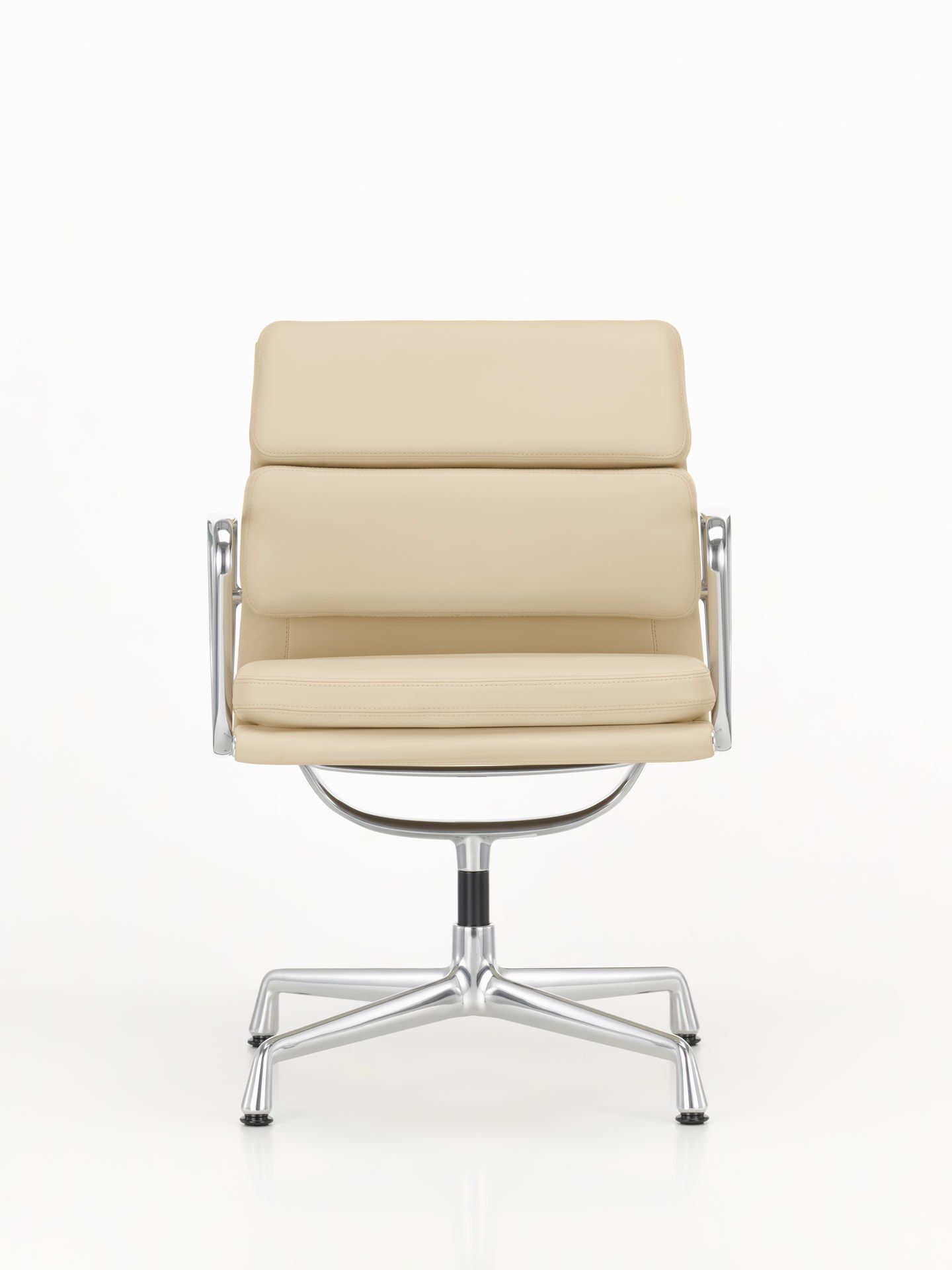 Кожаный спиц поворотный стул с подлокотниками VITRA Eames Soft Pad Group ARCH-00078216 - Вид №39