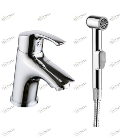 LM1116C Смеситель Plus Strike для раковины с гигиеническим душем LEMARK STRIKE