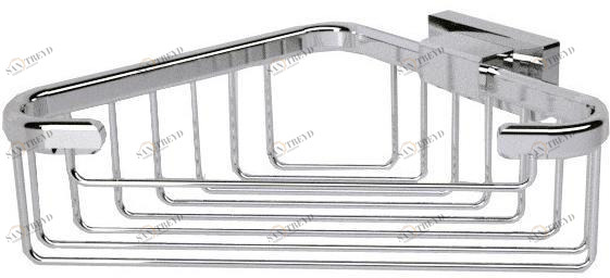 INDA® Настенная полка для ванной из хромированной латуни Lea A18310