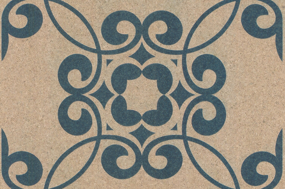 110 023 92 Пробковая настенная плитка Mosaic Mix Blue GRANORTE StoryWall - Вид №2