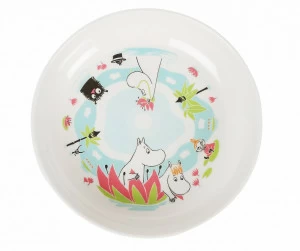 Пиала муми-тролль на пруду, меламин, Martinex LE-VILLAGE МУМИ-ТРОЛЛЬ 044734 Белый