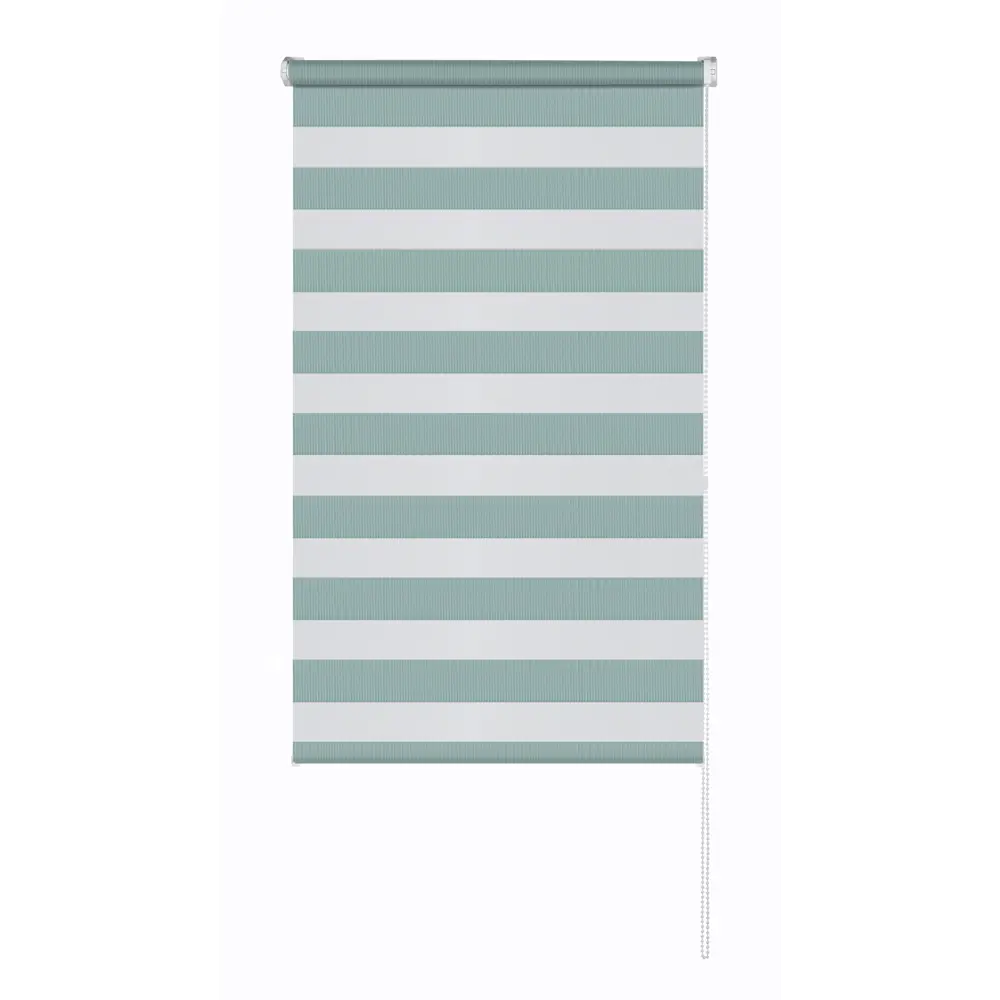 Рулонная штора день-ночь MIAMOZA Петер 100×160 см бирюзовая 89411362 STLM-1577021