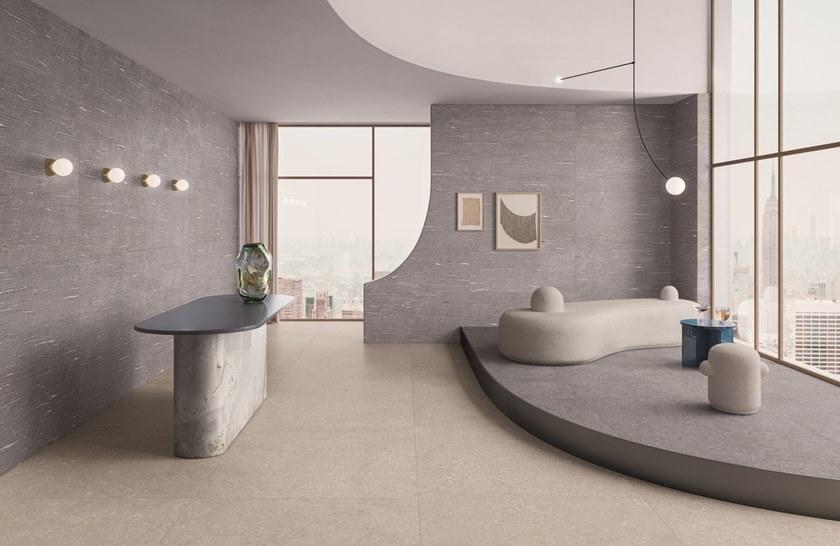 Marca Corona Настенная / напольная плитка из керамогранита для внутренних и наружных работ с эффектом камня Tide road sun-id-1358155 - Вид №1