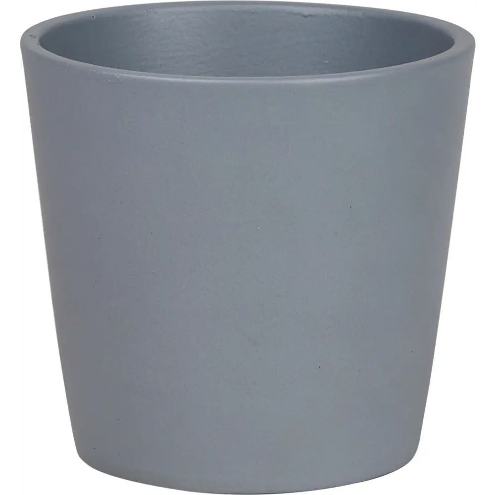 Santreyd Кашпо керамическое серое для комнатных растений 83801939 Кактусник STLM-0044592