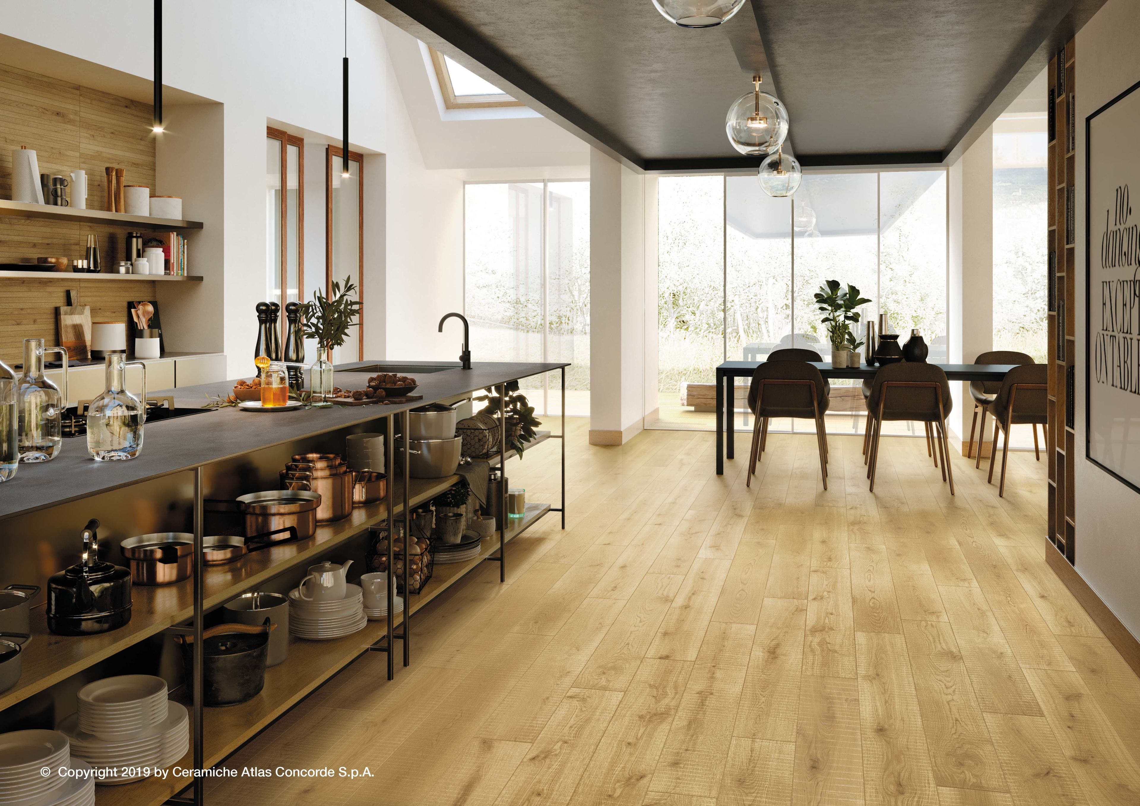 Пол из керамогранита под дерево Atlas Concorde Exence ARCH-00016219 - Вид №1