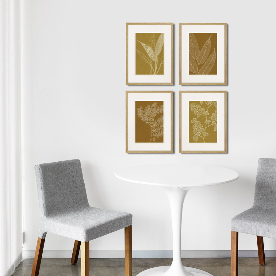 Картина 42х32 см The Fern Collection №40 КАРТИНЫ В КВАРТИРУ  00-3894680 Коричневый  - Вид №2