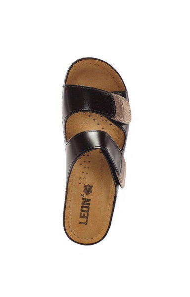 62383 Сандалии "Leon" женские черные LEON  Врач  размер 39  - Вид №1