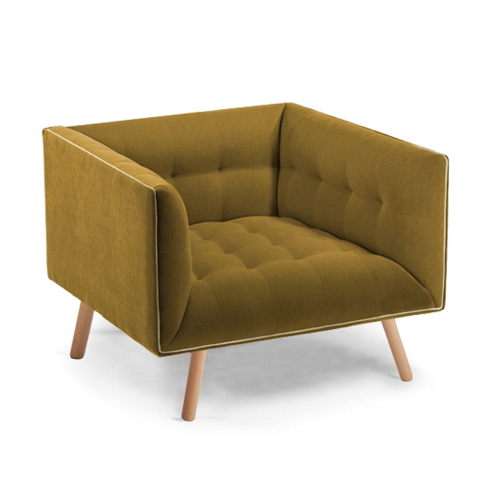 Тканевое кресло с подлокотниками Mambo Unlimited Ideas ARCH-00057634 - Вид №1