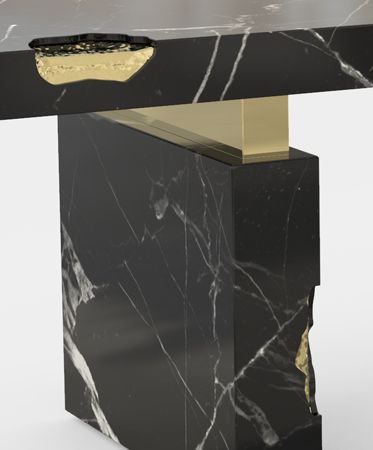 0-014 Рабочий стол Empire Nero Marquina Boca Do Lobo  - Вид №9