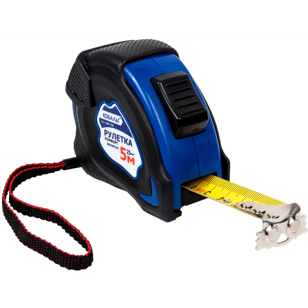 Рулетка Кобальт 646-799 с магнитным наконечником и автостопом 89406912 STLM-1573203