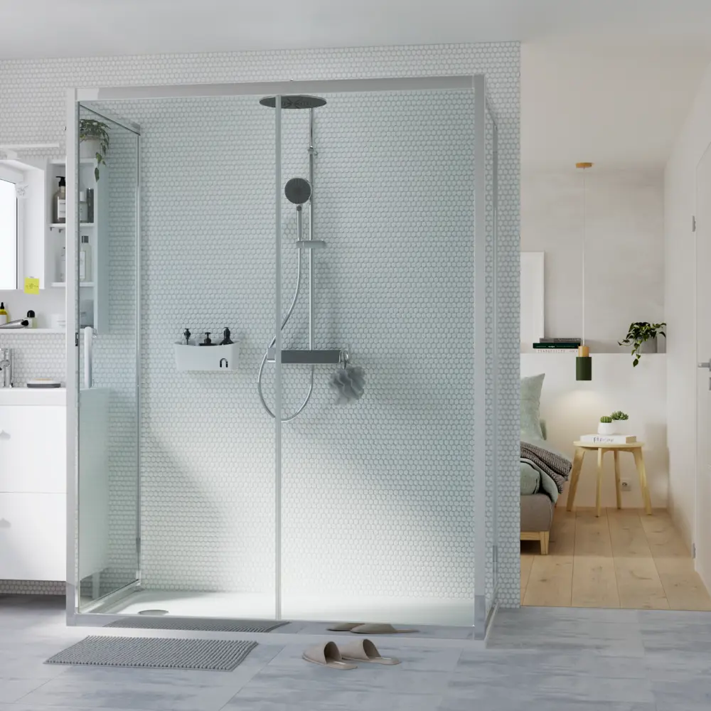 Комплект стекол для душевой двери Sensea Easy 140x190 см STLM-2016905 - Вид №29