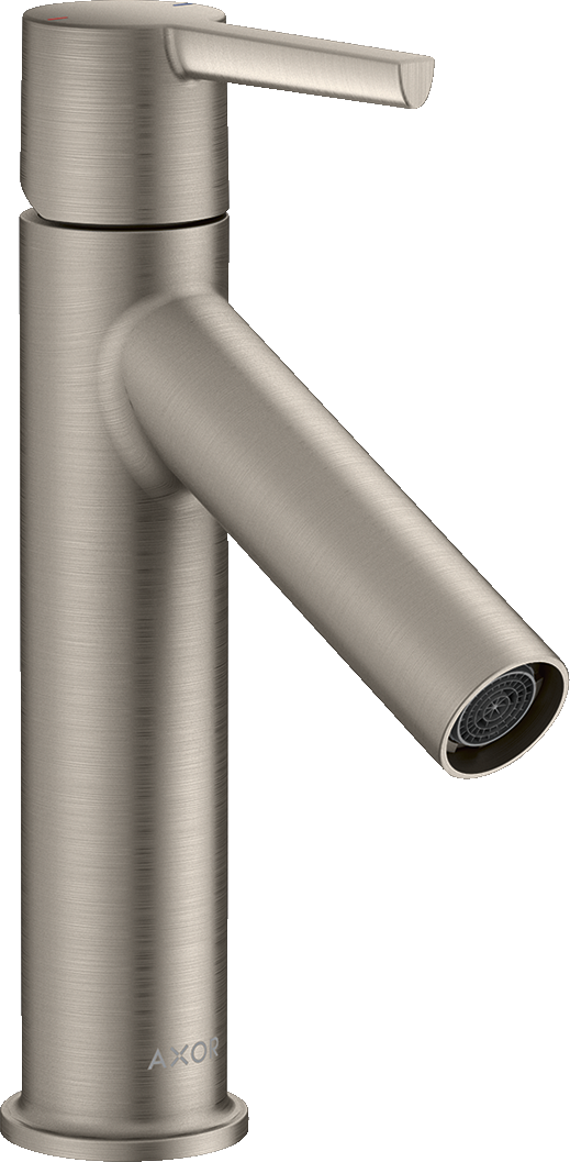 10003800 Смеситель для раковины 100, однорычажный, со сливной ручкой и сливным гарнитуром AXOR STARCK