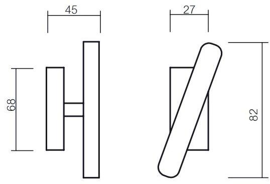 Pasini Оконная ручка из латуни Asia 2963 - Вид №1