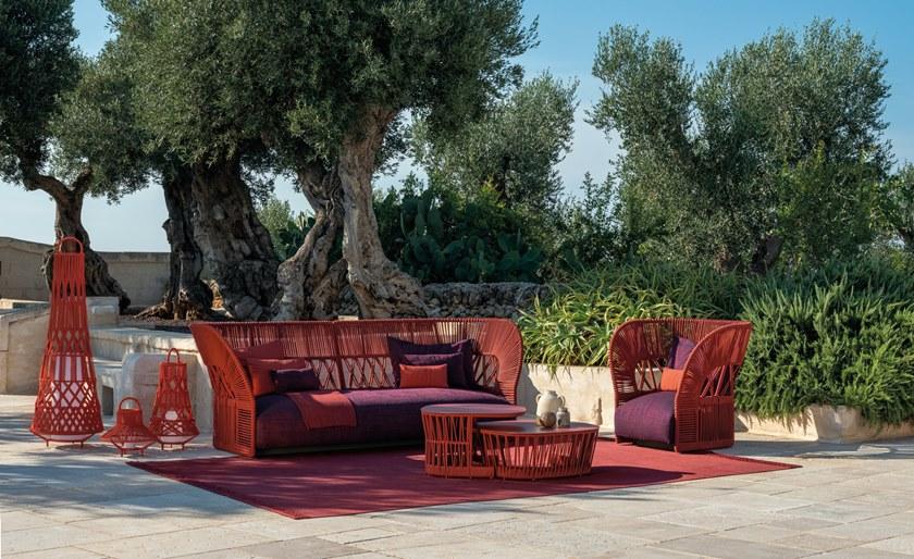 Talenti Веревочное садовое кресло с подлокотниками Cliff decò Clidcplon-c - Вид №2