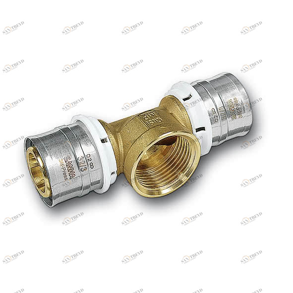 325130G2634 25130G - тройник 3fit-Press, без pb, внутренняя резьба Размер: 26x3 / 4 SANHA 
