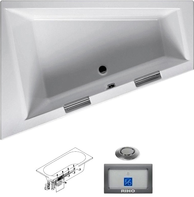 BA9000500000000_top1 Гидромассажная ванна Riho Doppio Santreyd - Вид №5