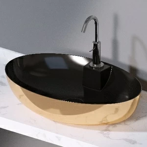 L604252 Накладная раковина на столешницу  овальная A. e T. Italia ELITE