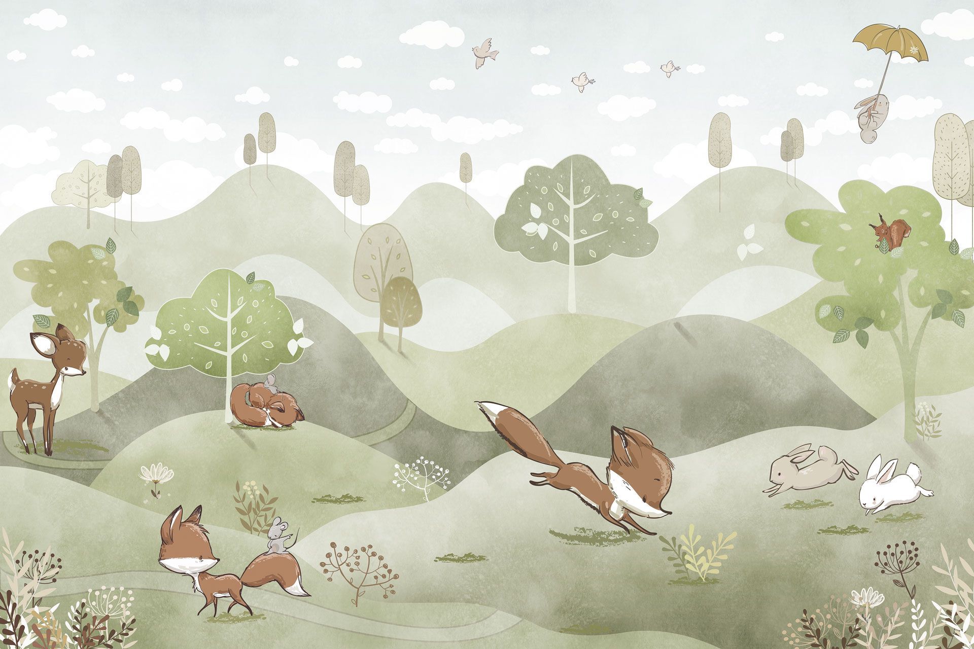 Панорамные обои для детей Rimura 2025 ARCH-00108970 - Вид №1