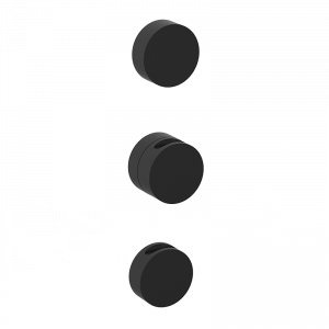 90905002 PREMIUM Черный термостатический 2/3 Внутренние пути вертикальной фиктивная Черный GRB MIXERS