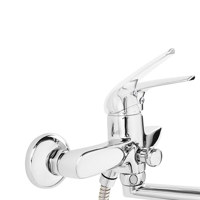 BA232A9CK MI Milardo Baffin Смеситель для ванны с длинным изливом Baffin Россия  - Вид №3