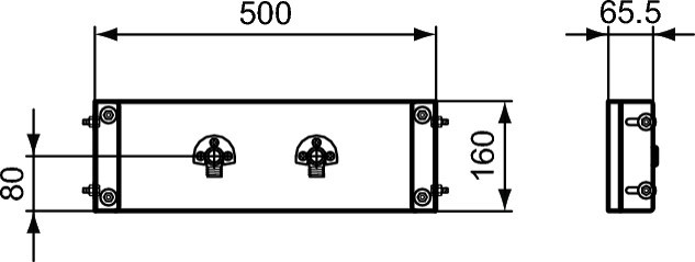 R016667 Рама для монтажа душевого смесителя Ideal Standard PROSYS - Вид №1