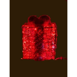 Электрическая светящиеся фигура Подарок 200 LED 120x120x120 см теплый белый свет 86164005 STLM-2023500