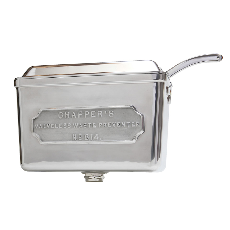 TC814HL Бачок из полированного алюминия высокого уровня Thomas Crapper  - Вид №3