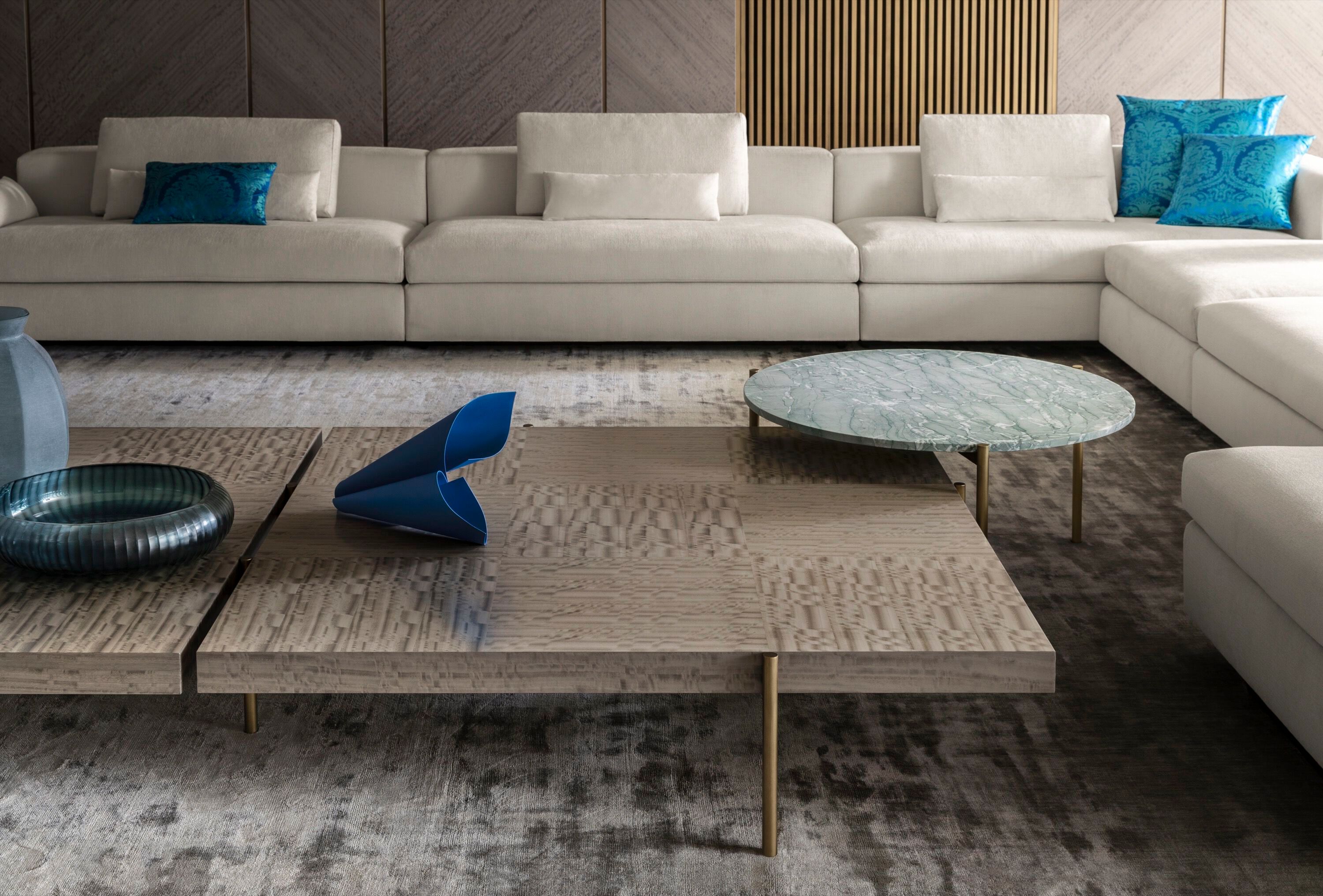 Круглый мраморный журнальный столик OAK Metronome ARCH-00102107 - Вид №14