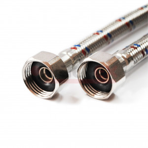 S/S 100сm В-В Valfex Гибкая подводка для воды (внутр.-внутр.)