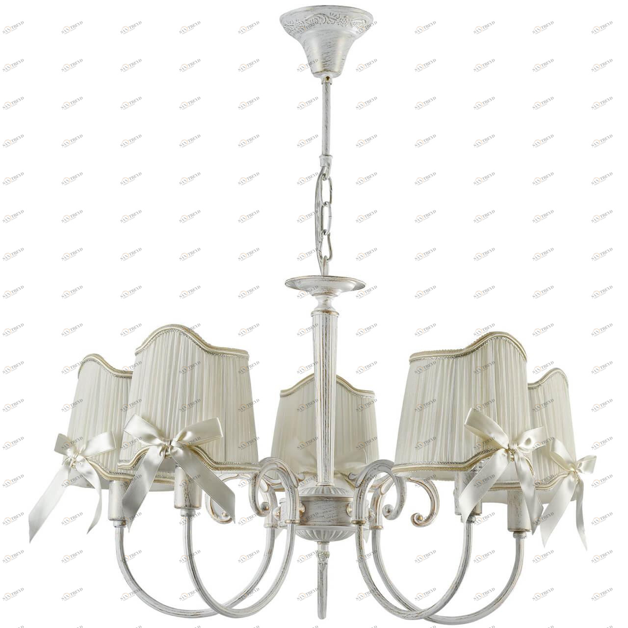 Подвесная люстра Freya Kate FR2749-PL-05-WG FREYA KATE 186873 Белый 