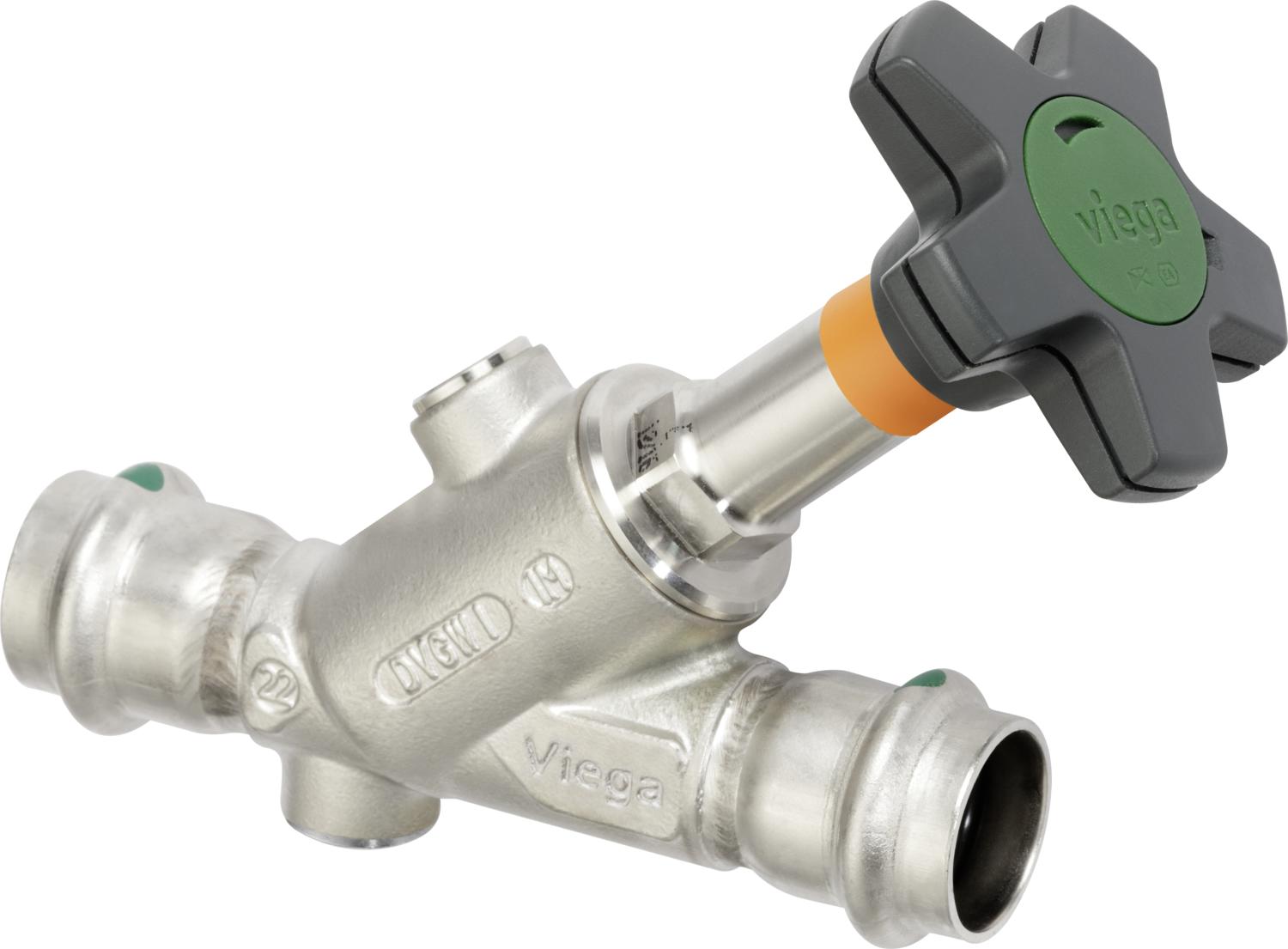 Viega Наклонный вентиль CRV Easytop Inox 2338.5 (757946) 757 946 - Вид №2