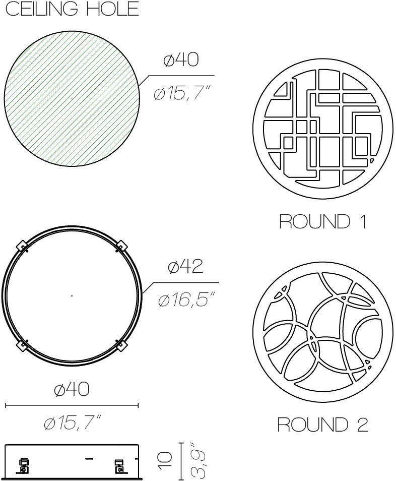 Contardi Встраиваемый потолочный светильник Recessed sun-id-1414385 - Вид №4