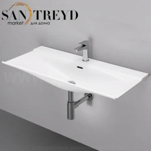 THL00201 Подвесная раковина настенная прямоугольная ArtCeram TheOne белая